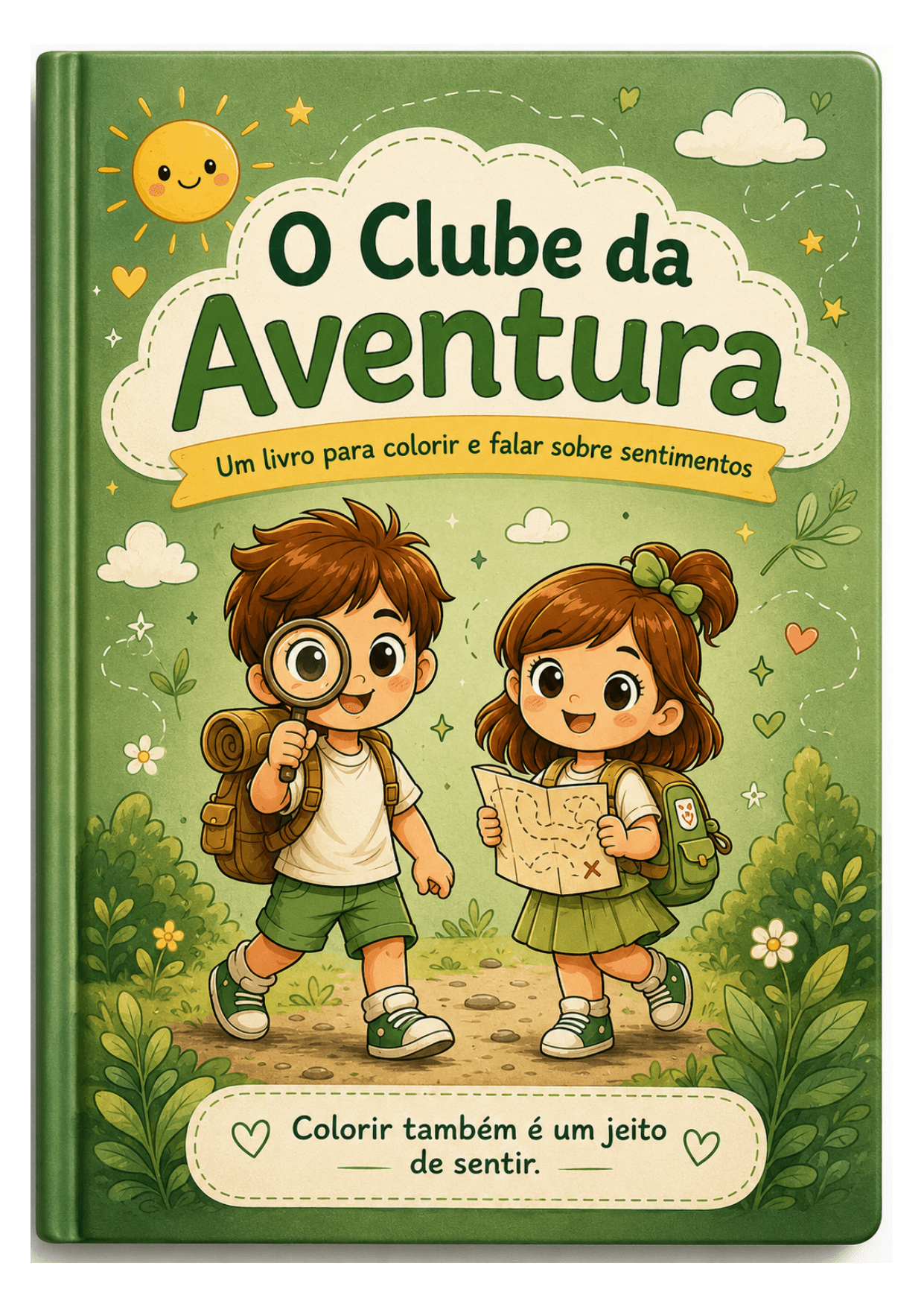 O Clube da Aventura: Livro para Colorir e Falar sobre Sentimentos